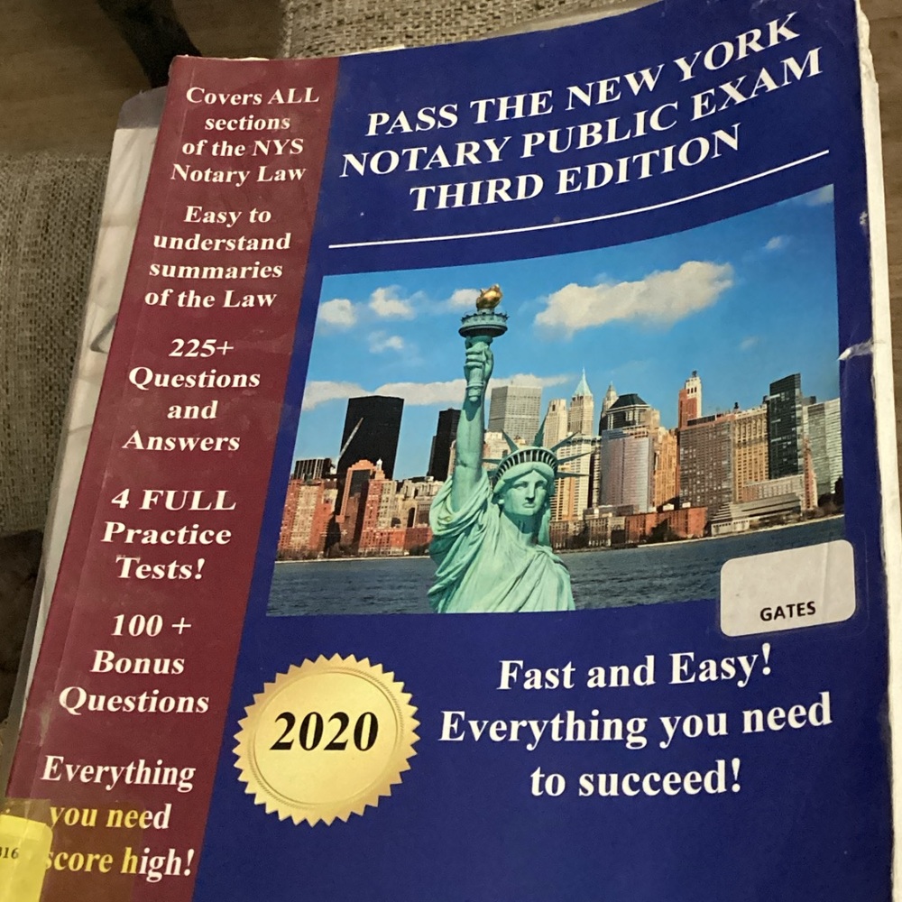New York Notary Public Exam Book
